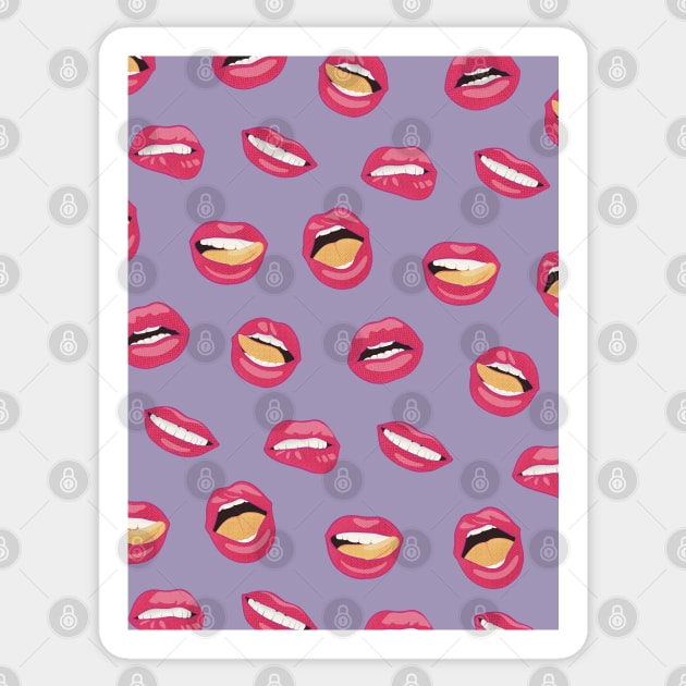 Lips Sticker by Ange art